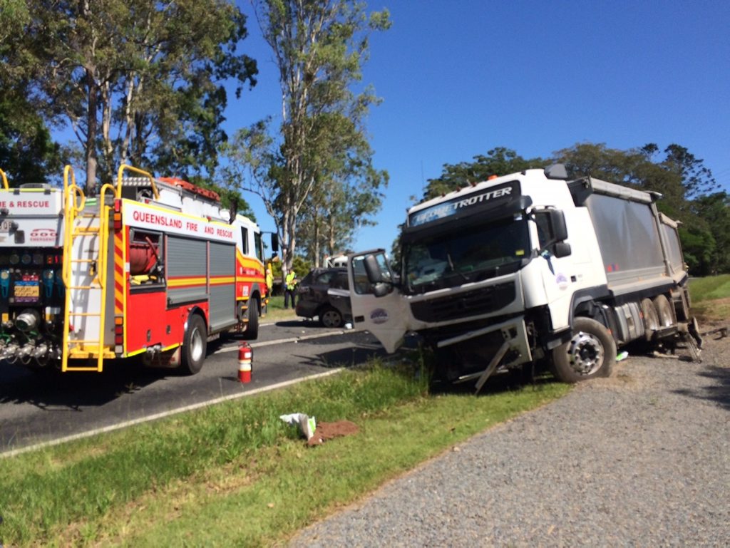 Emergency services are attending a fatality on the Mary Valley Hwy near Amamoor in which a woman is believed to have died. Emergency services are attending a fatality on the Mary Valley Hwy near Amamoor in which a woman is believed to have died.